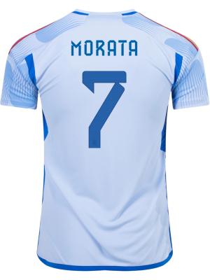 MORATA #7 Spain Away Jersey World Cup 2022