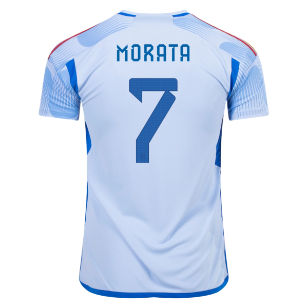 MORATA #7 Spain Away Jersey World Cup 2022