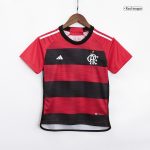 CR Flamengo Home Kids Jerseys Kit 2023/24