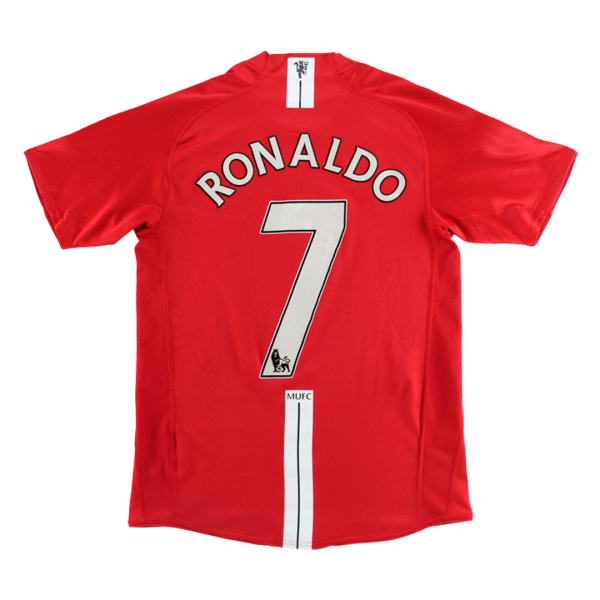 Vintage Soccer Jersey RONALDO #7 Manchester United Home 2007/08