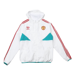 Manchester United Hoodie Windbreaker Jacket 2023/24 - White