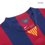 Barcelona Home Kids Soccer Jerseys Kit 2014/15