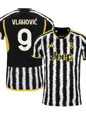 VLAHOVI? #9 Juventus Home Jersey 2023/24