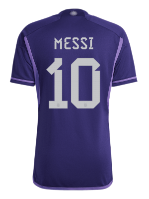 New MESSI #10 Argentina Three Stars Away World Cup 2022 Champion Jersey