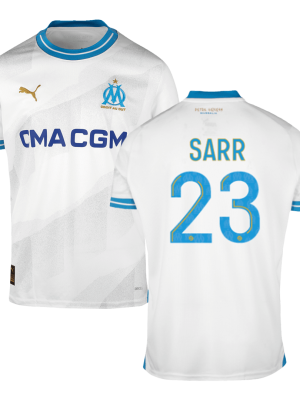 SARR #23 Marseille Home Soccer Jersey 2023/24