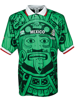 Mexico Vintage Soccer Jerseys Home Kit 1998