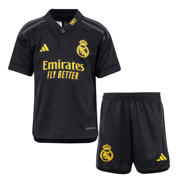 Real Madrid Third Away Kids Soccer Jerseys Full Kit 2023/24