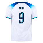 KANE #9 England Home Jersey World Cup 2022