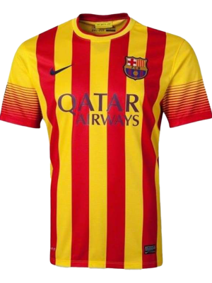 Vintage Soccer Jersey Barcelona Away 2013/14