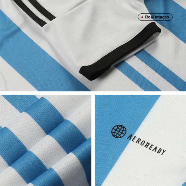 Argentina Home Kids Jerseys Full Kit 2022 - Three Stars