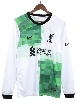 Liverpool Away Long Sleeve Soccer Jersey 2023/24