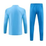 Manchester City 1/4 Zip Tracksuit 2023/24 Kids Blue