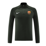 Barcelona 1/4 Zip Tracksuit 2023/24 Dark Green