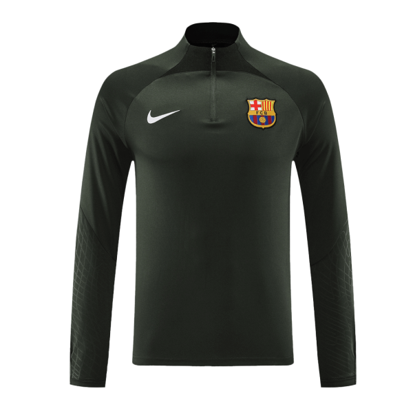 Barcelona 1/4 Zip Tracksuit 2023/24 Dark Green