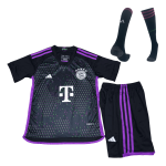 Bayern Munich Away Kids Soccer Jerseys Full Kit 2023/24