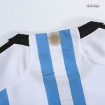 J. ALVAREZ #9 Argentina Three Stars Home Jersey 2022