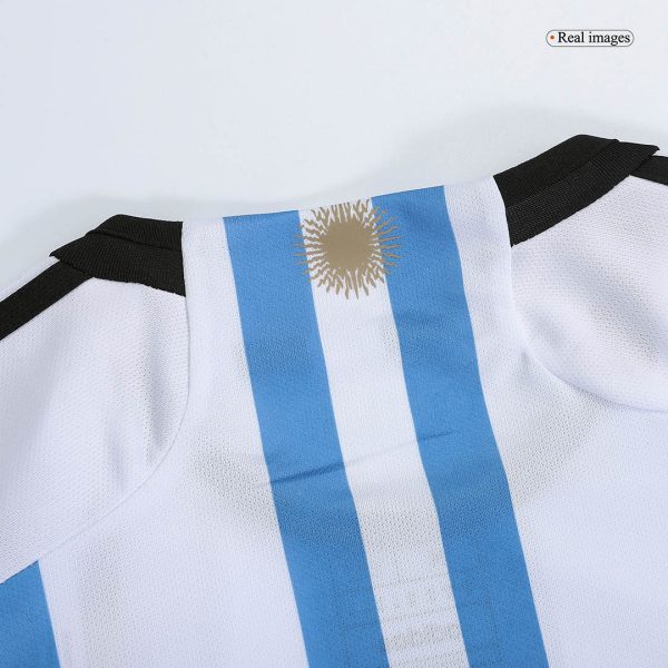 New PAREDES #5 Argentina Three Stars Home 2022 Champion Jersey