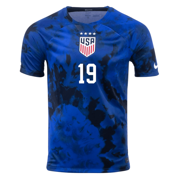 DUNN #19 USA Away Jersey World Cup 2022