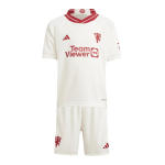 Manchester United Third Away Kids Soccer Jerseys Kit 2023/24