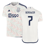 BERGWIJN #7 Ajax Away Soccer Jersey 2023/24