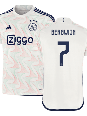 BERGWIJN #7 Ajax Away Soccer Jersey 2023/24