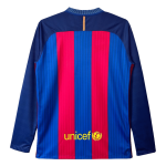 Vintage Soccer Jersey Barcelona Home Long Sleeve 16/17