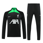 Liverpool 1/4 Zip Tracksuit 2023/24 Black