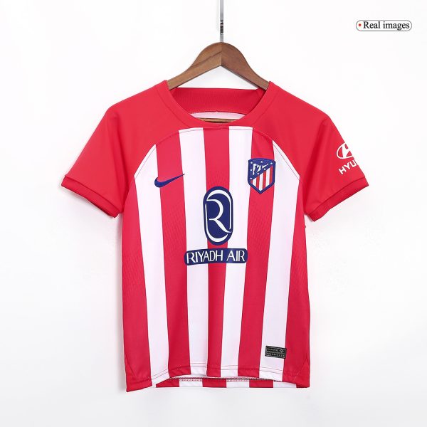 Atletico Madrid Home Kids Soccer Jerseys Kit 2023/24