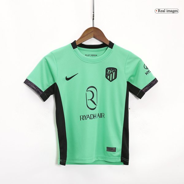 Atletico Madrid Third Away Kids Soccer Jerseys Kit 2023/24