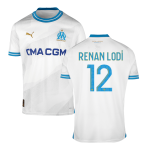 RENAN LODI #12 Marseille Home Soccer Jersey 2023/24