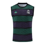 Real Madrid Pre-Match Sleeveless Top 2022/23 Black&Purple&Green