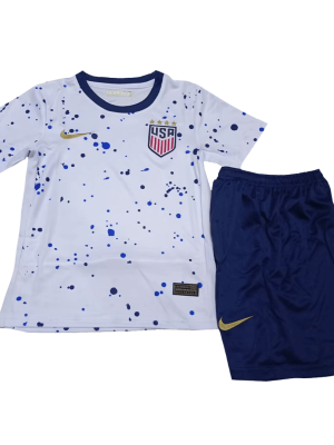 USA Home Kids Soccer Jerseys Kit 2023