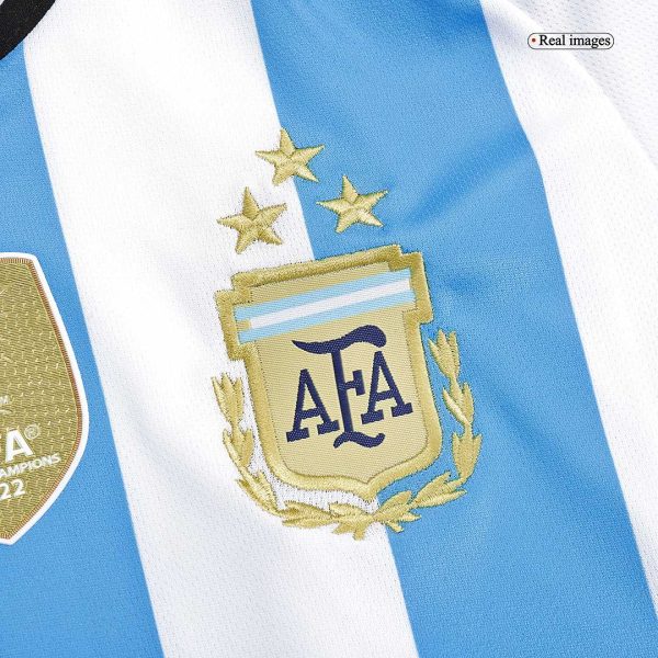 Argentina Home Kids Jerseys Kit 2022 - Three Stars