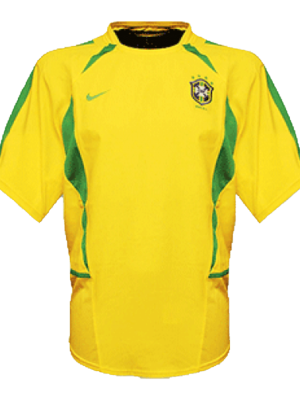 Vintage Soccer Jersey Brazil Home 2002/03