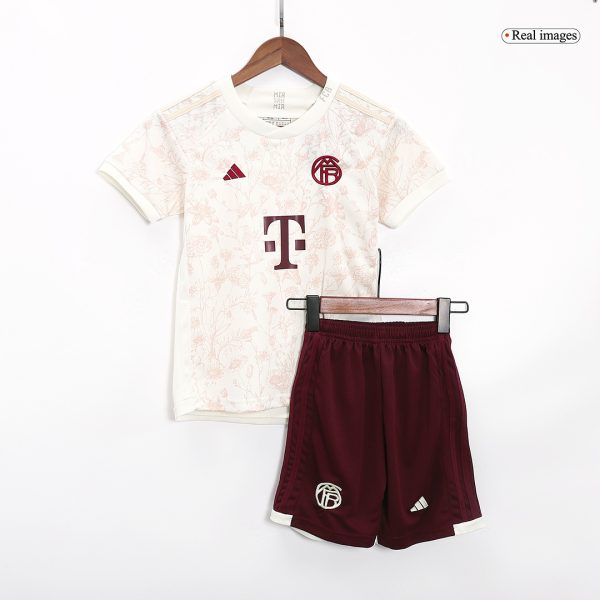 Bayern Munich Third Away Kids Soccer Jerseys Kit 2023/24