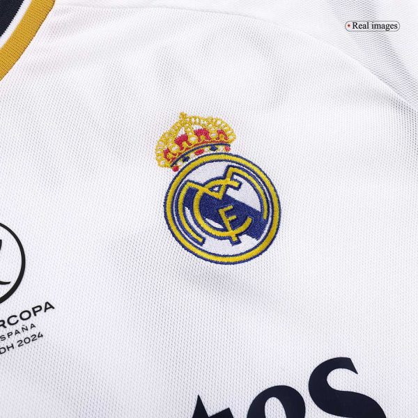 CAMPEONES #13 Real Madrid Campeones Supercopa Home Soccer Jersey 2023/24