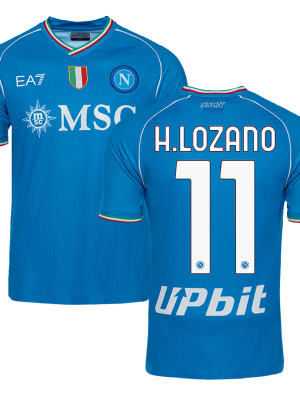 H.LOZANO #11 Napoli Home Soccer Jersey 2023/24