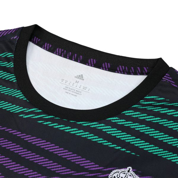 Real Madrid Pre-Match Sleeveless Top 2022/23 Black&Purple&Green