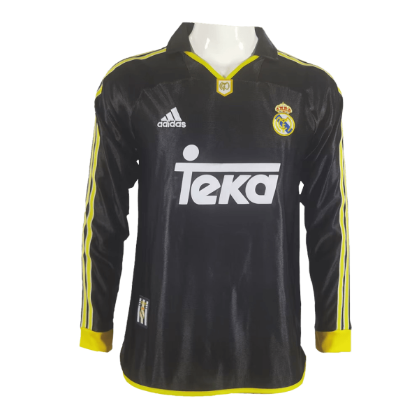 Vintage Soccer Jersey Real Madrid Away Long Sleeve 99/01