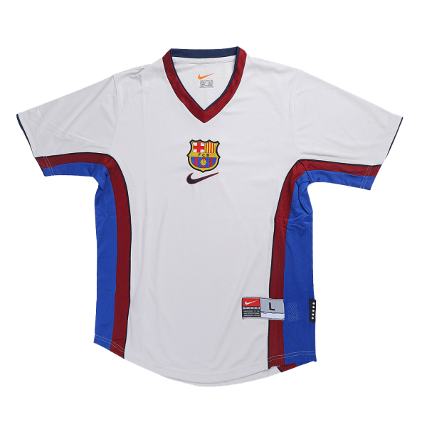 Vintage Soccer Jersey Barcelona Away 1998/99