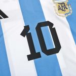 New MESSI #10 Argentina Three Stars Home 2022 Champion Jersey