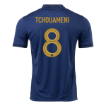 TCHOUAMENI #8 France Home Jersey World Cup 2022