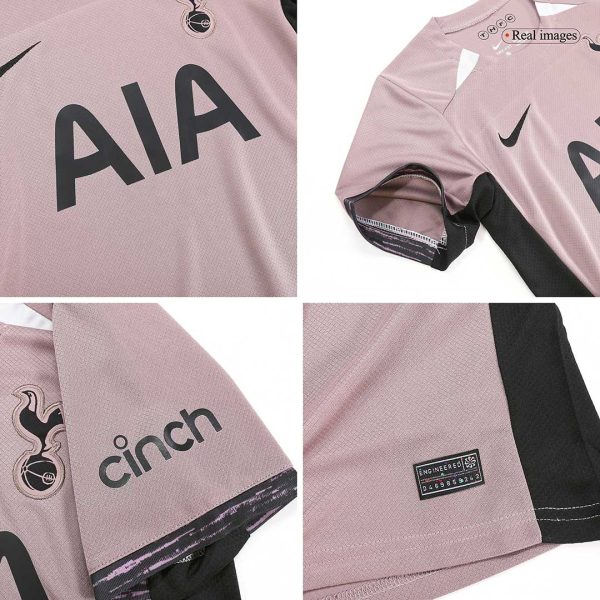 Tottenham Hotspur Third Away Kids Soccer Jerseys Kit 2023/24