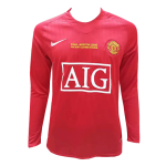 Vintage Soccer Jersey Manchester United Home 2007/08 - Champion League