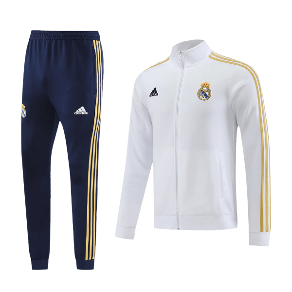 Real Madrid Jacket Tracksuit 2023/24 White