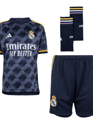 Real Madrid Away Kids Soccer Jerseys Full Kit 2023/24