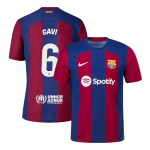 GAVI #6 Barcelona Home Authentic Jersey 2023/24