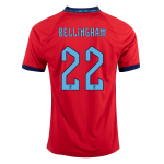 BELLINGHAM #22 England Away Jersey World Cup 2022