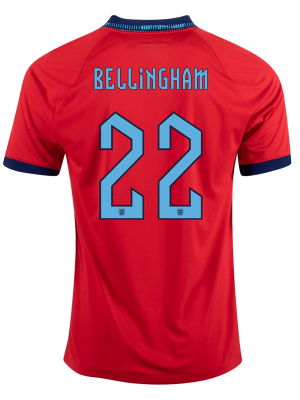 BELLINGHAM #22 England Away Jersey World Cup 2022