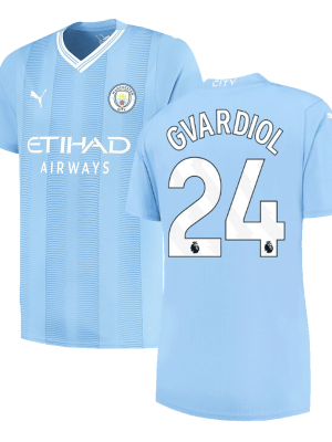 GVARDIOL #24 Manchester City Home Jersey 2023/24